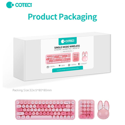 کیبورد و ماوس بی سیم کوتسی مدل 84019 به همراه صفحه اعداد