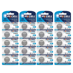 باتری سکه ای پی‌کی سل مدل CR2016 3V Lithium Manganese بسته 20 عددی