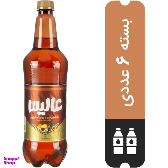ماءالشعیر استوایی عالیس حجم 1000 میلی لیتر مجموعه 6 عددی