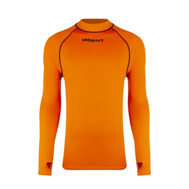 بلوز ورزشی مردانه آلشپرت مدل استرچ انگشتی ALA -009 رنگ نارنجی