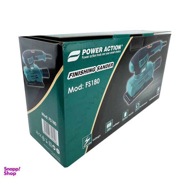 دستگاه سنباده زن 180 وات پاور اکشن مدل FS180