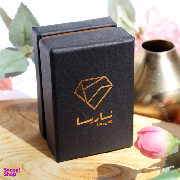 انگشتر طلا 18 عیار زنانه ناریا مدل مروارید پرورشی ننیا