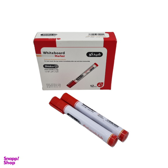 ماژیک سرتخت وایت برد شیدکو کد 11591 بسته 12 عددی