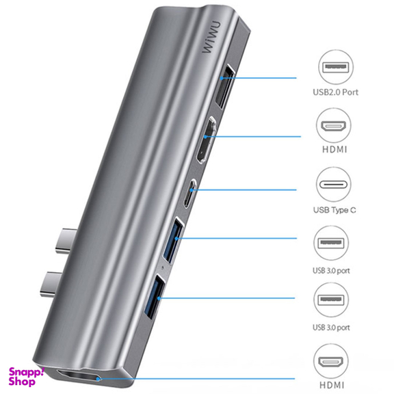 هاب 8 پورت Type-C ویوو مدل T9 8 In 1