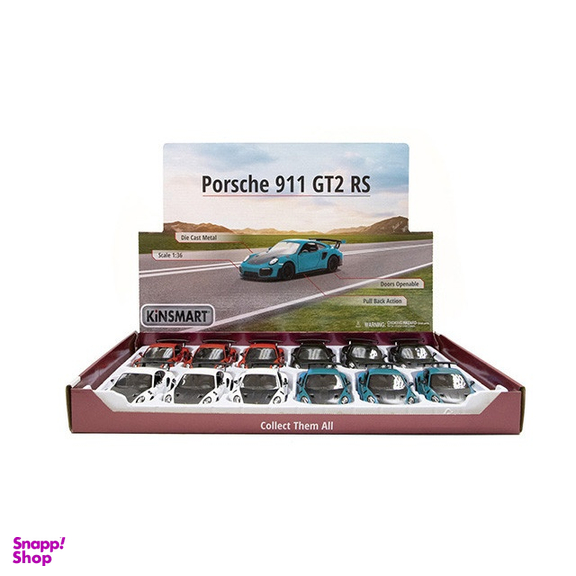 ماشین بازی کودک کینزمارت مدل Porsche 911 GT2 RS کد KT5408