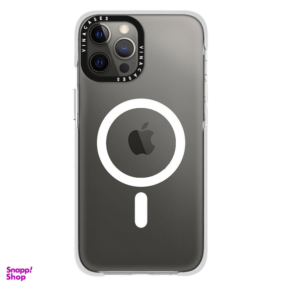 کاور موبایل ویناکیسز مدل مگسیف شفاف مناسب اپل iphone 12/12pro
