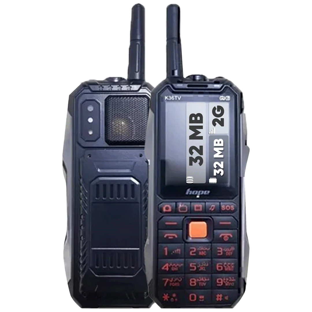 گوشی موبایل هوپ مدل k36 TV سه سیم کارت حافظه 32 گیگابایت رم 8 گیگابایت
