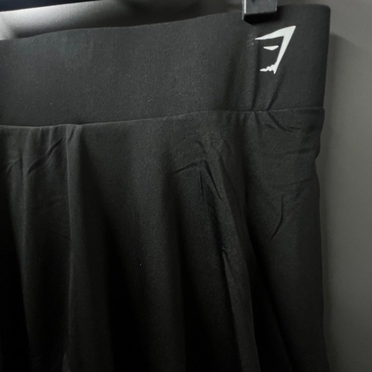 دامن ورزشی زنانه طرح جیمشارک کد 43107 رنگ مشکی