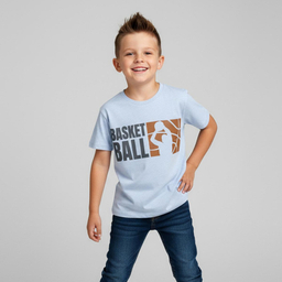 تیشرت آستین کوتاه پسرانه فیورلا مدل basketball team کد 45056