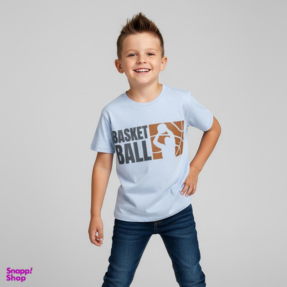 تیشرت آستین کوتاه پسرانه فیورلا مدل basketball team کد 45056