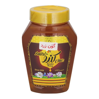عسل گون زرد کندو خوانسار وزن 1050 گرم