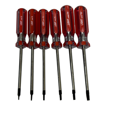 پیچ گوشتی لایت مدل SMT-LIGHT-JAPAN--T6-T25-6cs بسته 6 عددی