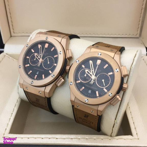 ست ساعت مچی زنانه و مردانه هابلوت کد HC3906