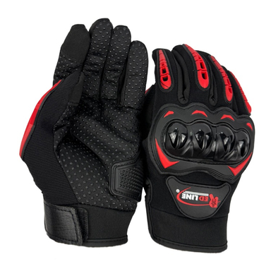 دستکش موتورسواری ردلاین مدل RE410 رنگ قرمز