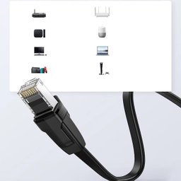 کابل شبکه Cat8 یوگرین مدل NW134 کد 10982 طول 3 متر