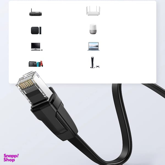 کابل شبکه Cat8 یوگرین مدل NW134 کد 10982 طول 3 متر