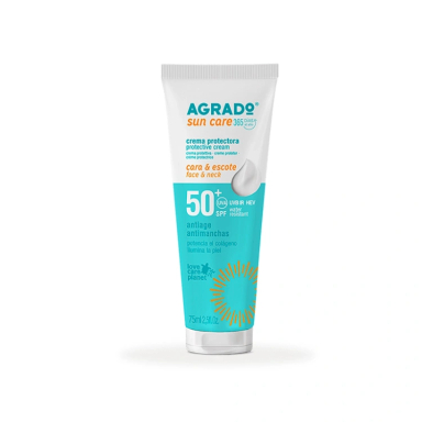 کرم ضد آفتاب و ضد لک آگرادو مدل آنتی اکسیدان SPF50 حجم 75 میلی لیتر