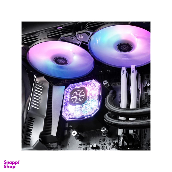 خنک کننده پردازنده مایع سیلوراستون مدل SST-IG240P-ARGB IceGem 240P