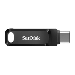 فلش مموری سن دیسک مدل Ultra Dual Drive GO USB Type-C ظرفیت 64 گیگابایت رنگ مشکی