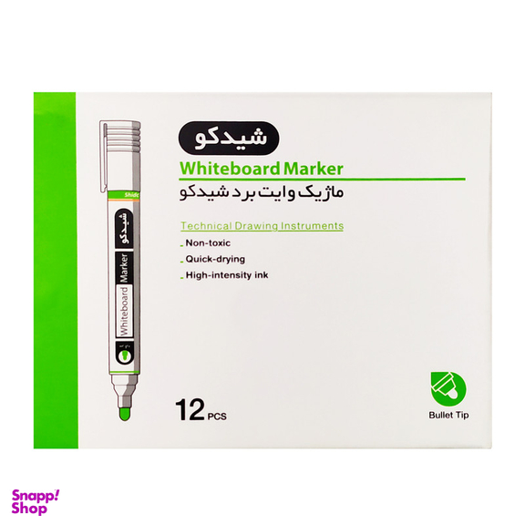 ماژیک وایت برد شیدکو کد G0020 بسته 12 عددی