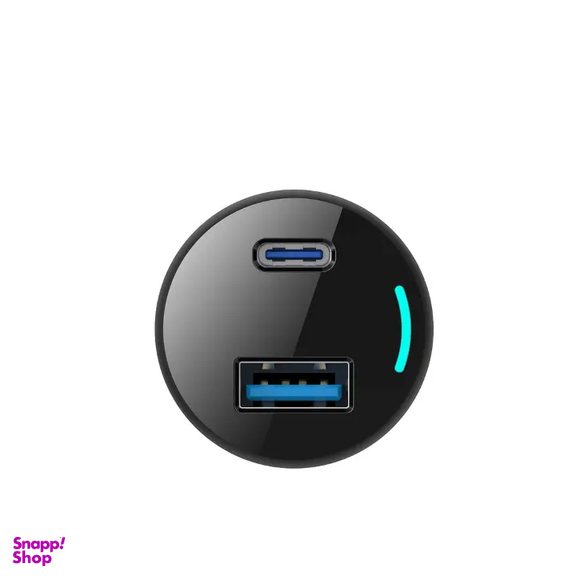 شارژر فندکی 65 وات پاورولوژی مدل Dual Port