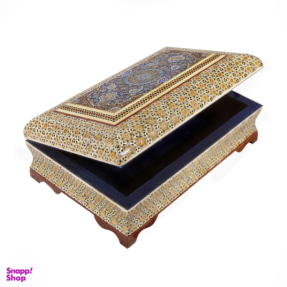 جعبه خاتم کاری خادم ملت کد 1371