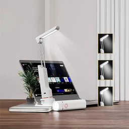 چراغ مطالعه و پاوربانک 4 کاره پاوا مدل PW-F4TF23 Flare Foldable ظرفیت 5600 میلی‌ آمپر ساعت