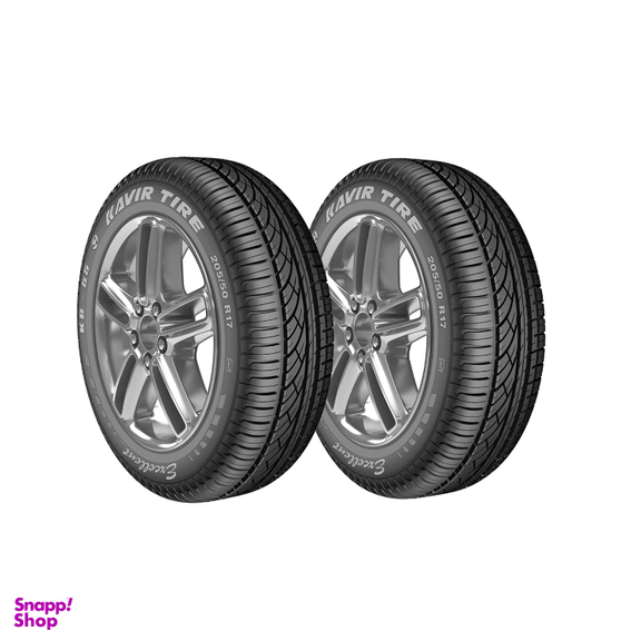 لاستیک خودرو کویر تایر مدل KB55 سایز 205/50R17 دو حلقه