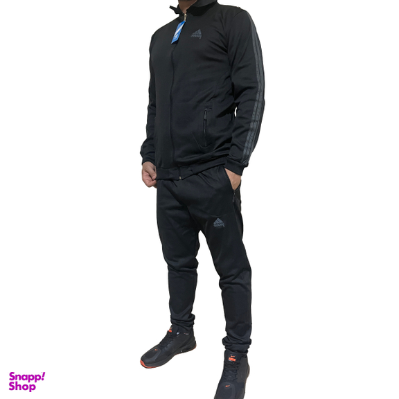 ست گرمکن ورزشی مردانه کد 10244 رنگ مشکی