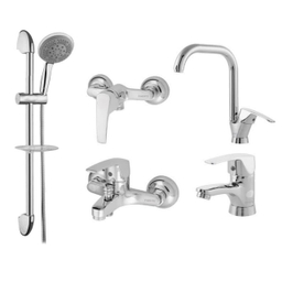 ست شیرآلات فاخته مدل مارگارت کد CH2 مجموعه 5 عددی