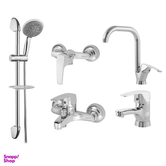 ست شیرآلات فاخته مدل مارگارت کد CH2 مجموعه 5 عددی