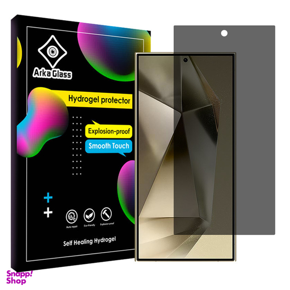 محافظ صفحه نمایش حریم شخصی آرکا گلس مدل Tough مناسب گوشی موبایل سامسونگ Galaxy S24 Ultra