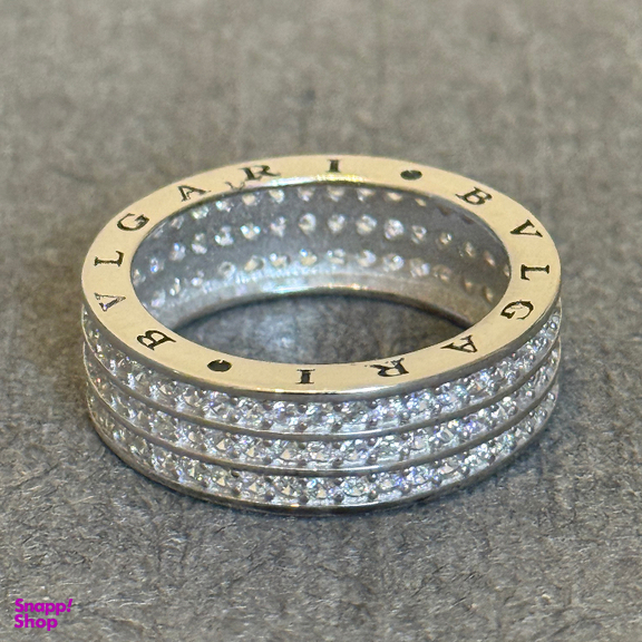 انگشتر نقره مردانه گیرا مدل G0203-BVLGARI