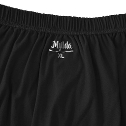 شورت مردانه ماییلدا مدل پادار پنبه ای کد 4702 رنگ مشکی