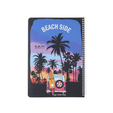 دفتر 100 برگ سیمی سم طرح ساحل