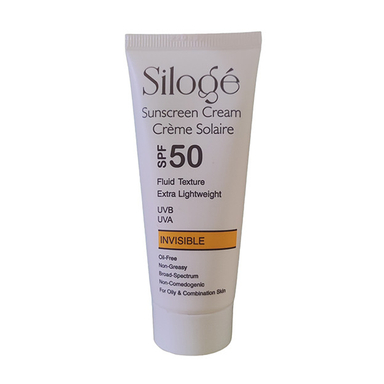 کرم ضد آفتاب سیلوژه SPF 50 مدل TEXTURE ‌بدون رنگ مناسب پوست‌ های چرب و مختلط حجم 40 میلی‌ لیتر