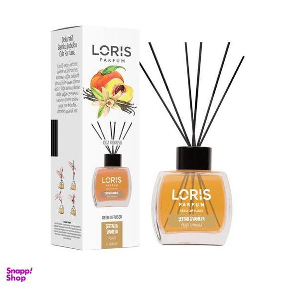 اسانس خوشبو کننده هوا لوریس مدل هلو وانیل حجم 120 میلی لیتر