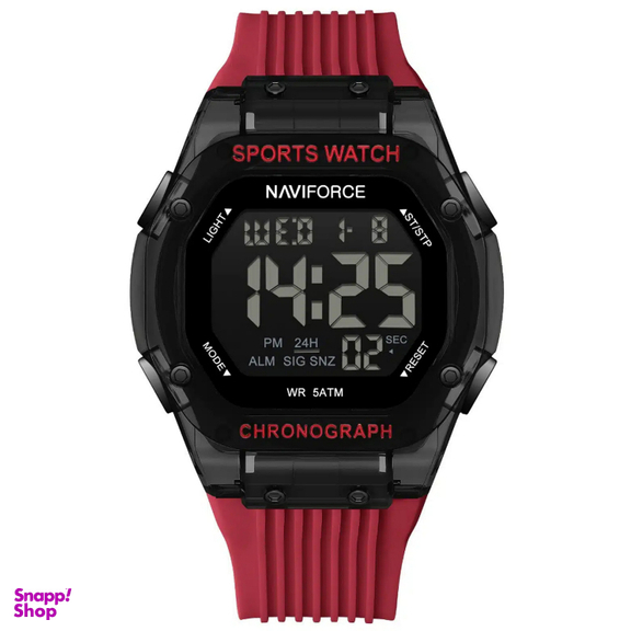 ساعت دیجیتال نیوی فورس مدل Naviforce Nf7113 رنگ مشکی قرمز