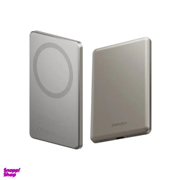 پاوربانک مغناطیسی لولو مدل Levelo Retro MagSafe Aluminum ظرفیت 10000 میلی‌ آمپر ساعت