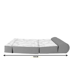 مبل تختخواب شو یک نفره نوپه هوم مدل تشک شو طرح برگ مینیمال کد M1115