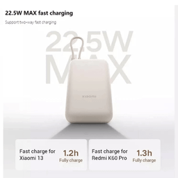 پاوربانک 22.5 وات شیائومی مدل 22.5W Max ظرفیت 10000 میلی‌ آمپر ساعت