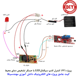 کیت آموزش الکترونیک مهندسیکا مدل 55 پروژه جامع دانش آموزی DIY+55