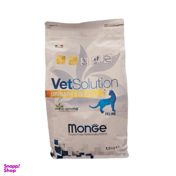 غذای خشک گربه مونژه مدل یورینری استروویت وزن 1.5 کیلوگرم