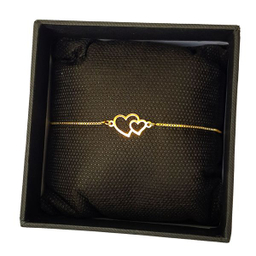 دستبند طلا 18 عیار دخترانه ویستریا گلد گالری مدل D-117