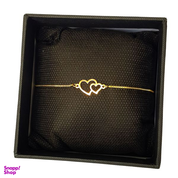 دستبند طلا 18 عیار دخترانه ویستریا گلد گالری مدل D-117