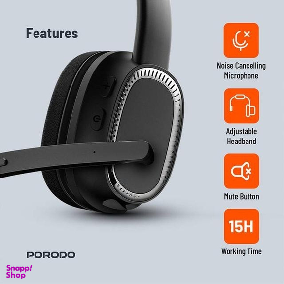 هدست بی سیم بلوتوثی پرودو مدل PD-MHDMP-BK