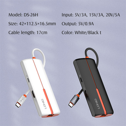 هاب 6 پورت Type-C الدینیو مدل DS-26H