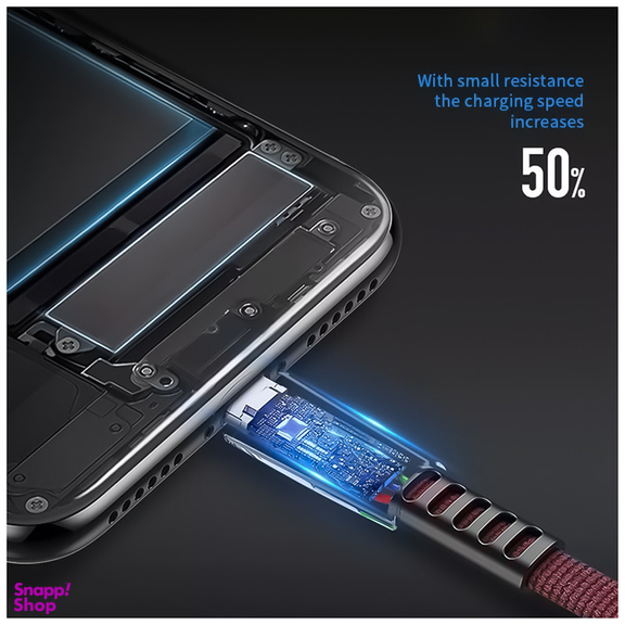 کابل تبدیل USB به MicroUSB راک اسپیس مدل RCB0776 طول 1.2 متر