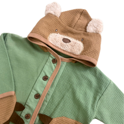 ست سه تکه نوزاد مدل خرسی کد 3030