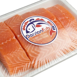 ماهی تازه صید روز فیله ماهی قزل سالمون پروفیش وزن 600 گرم